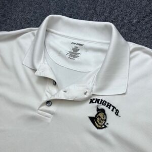 Pro Edge UCF Knights NCAA Golf Sport White Short Sleeve Polo Shirt